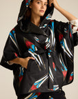 Poncho Meteor COLORAT – autorski print Meteor, zdjęcie 3