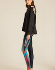 Legginsy Meteor COLORAT z autorskim printem Meteor