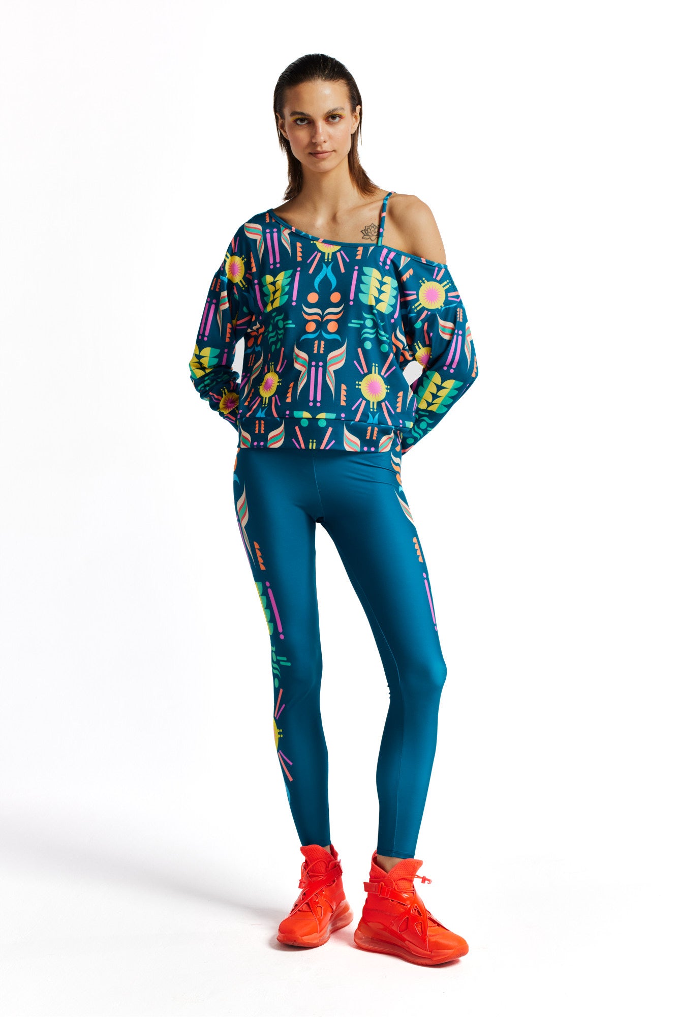 Blouse Fluo Asymétrique
