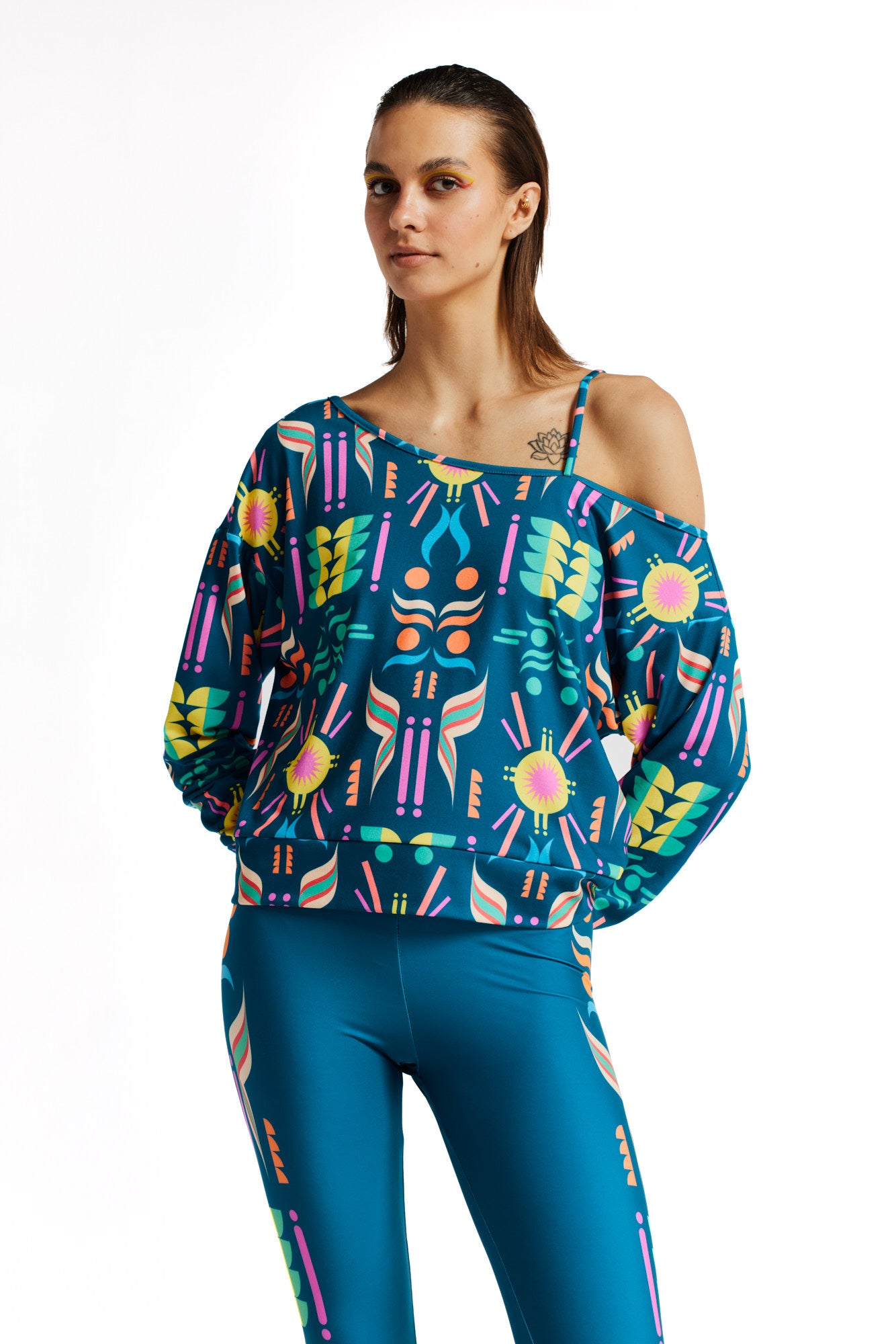 Blouse Fluo Asymétrique