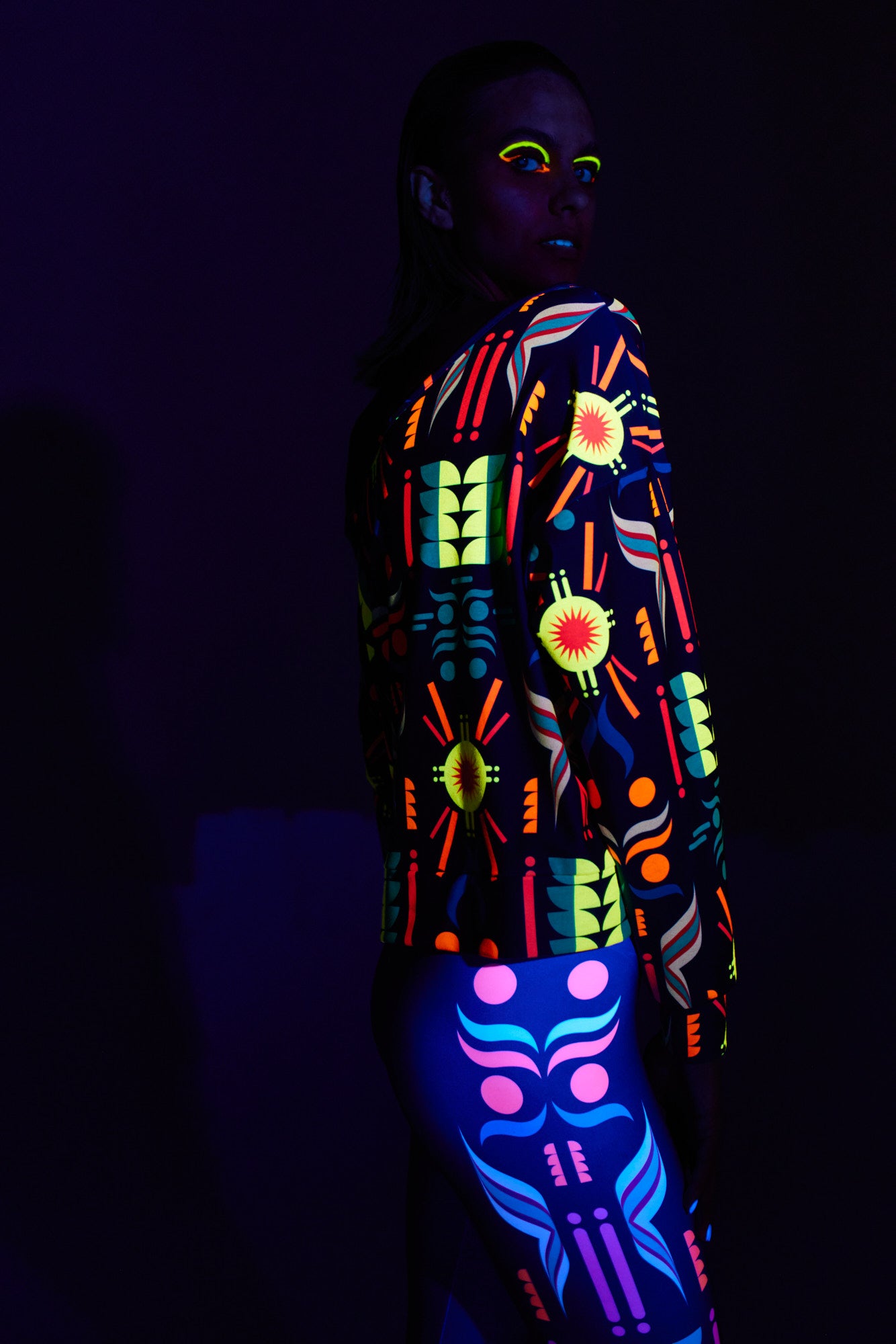 Blouse Fluo Asymétrique