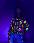Blouse Fluo Asymétrique