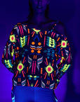 Blouse Fluo Asymétrique