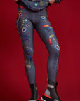Legginsy Heart Grey - COLORAT