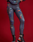 Legginsy Herz Grau