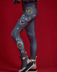 Legginsy Herz Grau