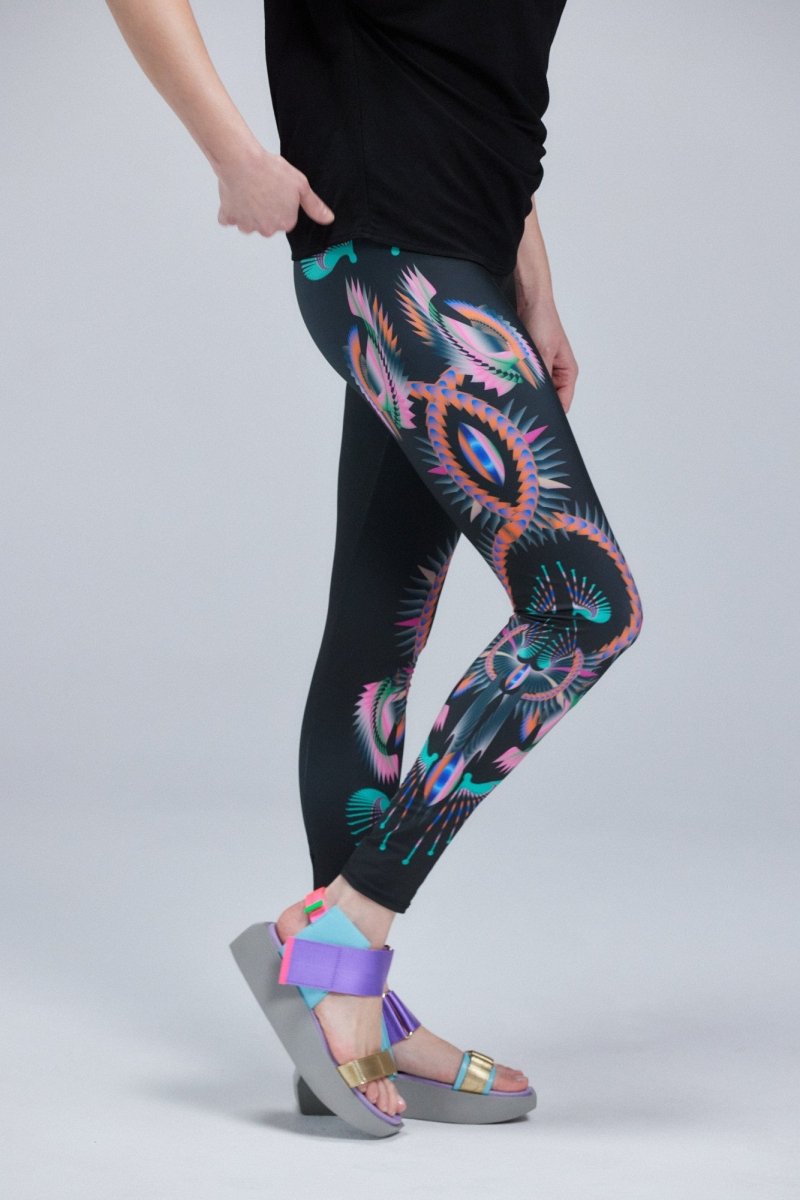Legging dragonne
