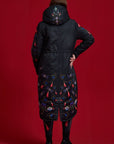 Heart Black Winter Coat & Free Bag!