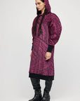 Sukienka Burgund Maori - COLORAT