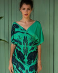 Sukienka Cats Green Neon