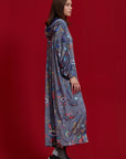 Robe Heart Gris & Marine