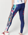 Legginsy Summer Star Granatowe - COLORAT