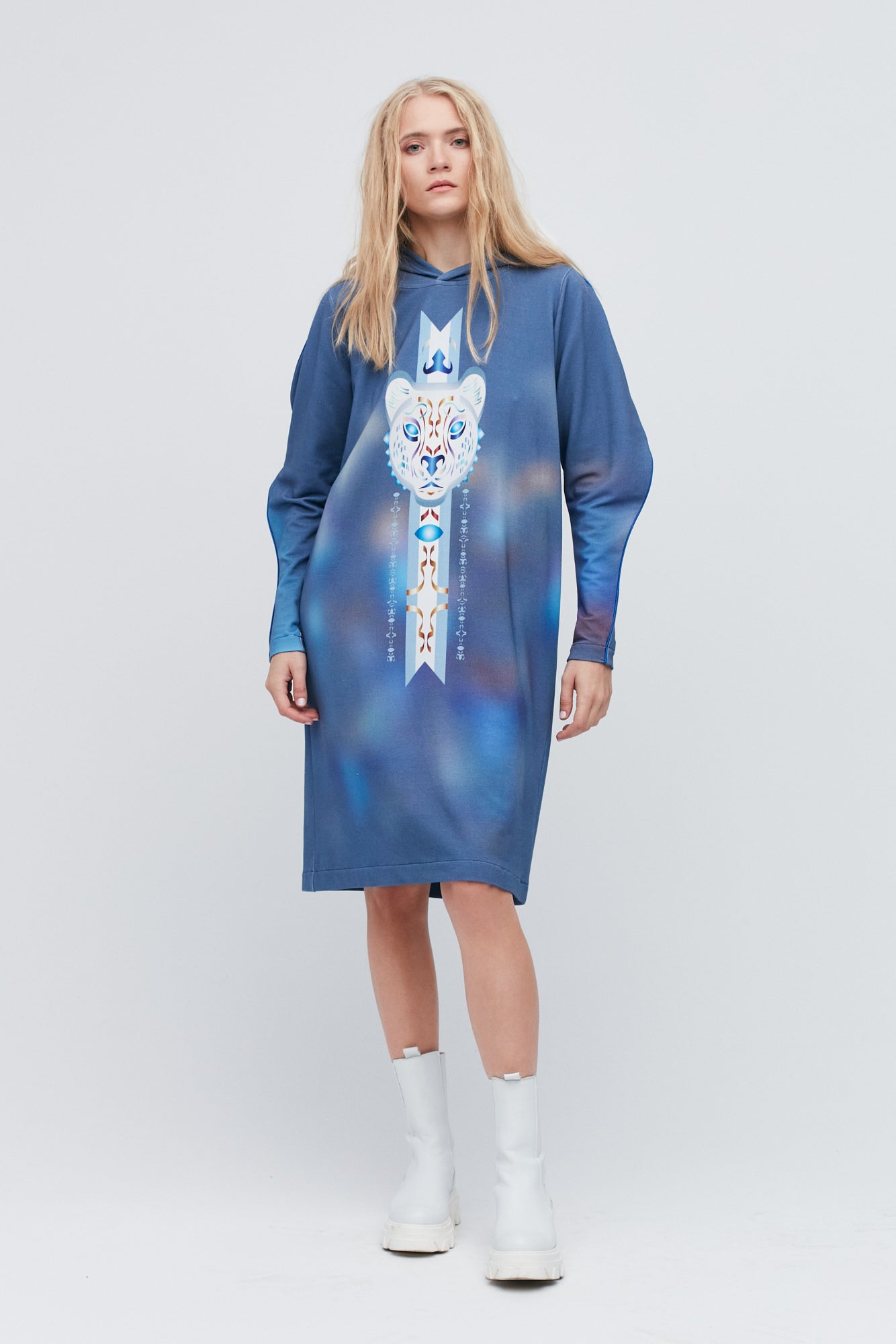 Vestido Hood Snow Leo