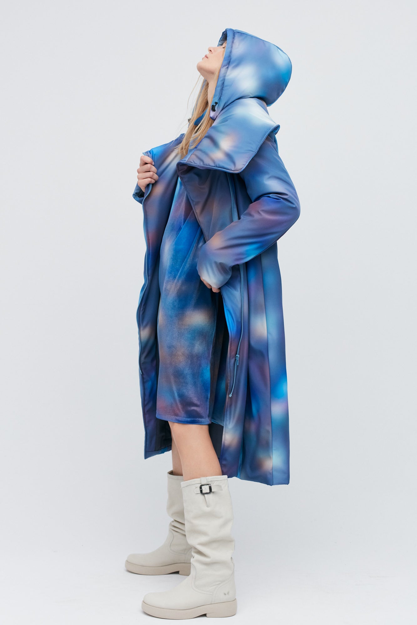 Abrigo Blue Snow Leo y Bolsa Gratis!