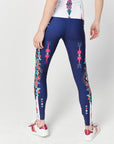 Legginsy Summer Star Granatowe - COLORAT