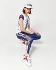Legginsy Summer Star Granatowe - COLORAT