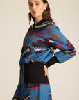 Kurtka Meteor Blue COLORAT – autorski print Meteor