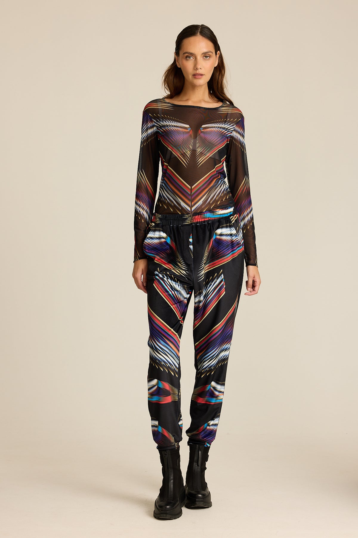Spodnie Meteor Multicolor COLORAT – autorski print Meteor