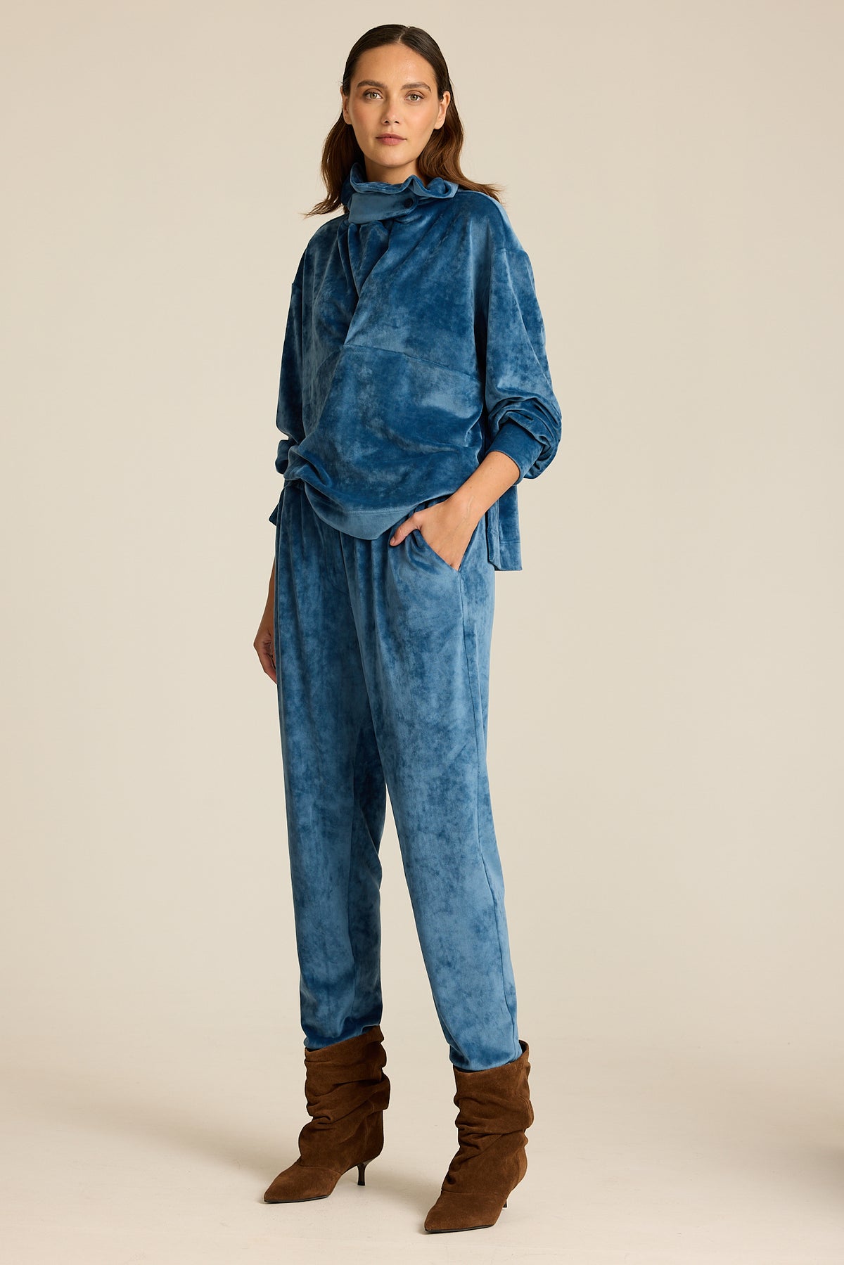 Bluza Meteor Full Blue COLORAT – autorski print Meteor, zdjęcie 4