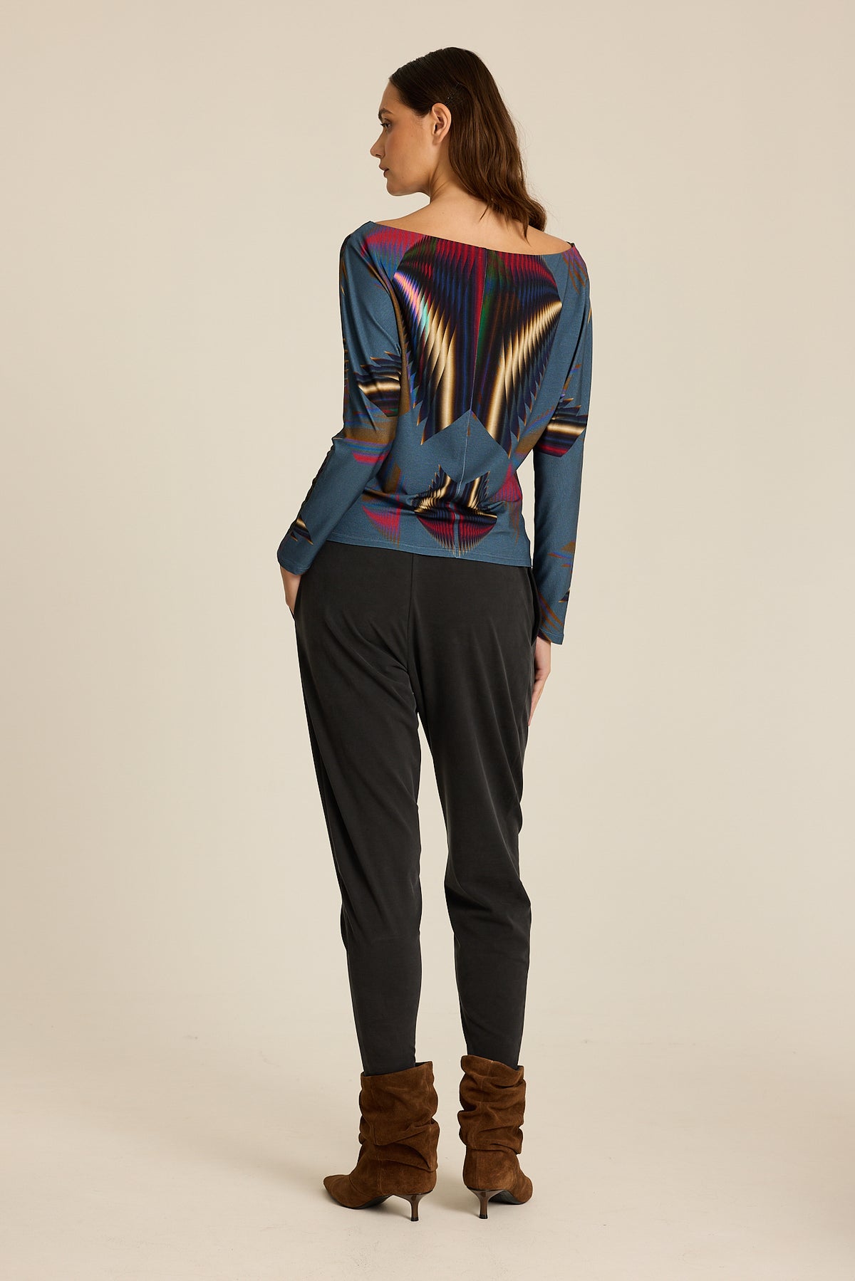 Longsleeve Meteor Blue COLORAT – autorski print Meteor, zdjęcie 6