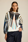 Bluza Meteor White S.E. COLORAT – autorski print Meteor