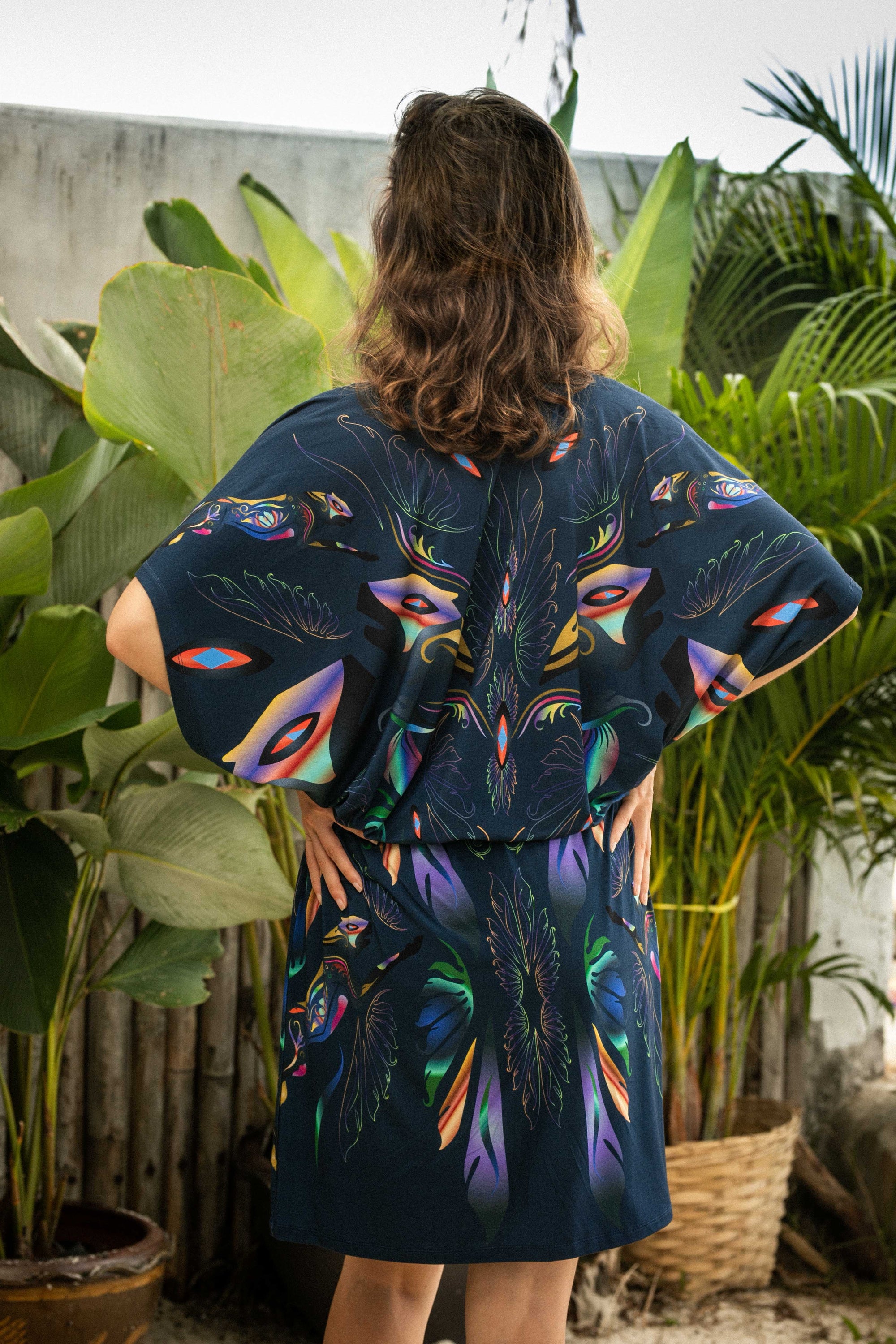 Tunika Cats Kimono