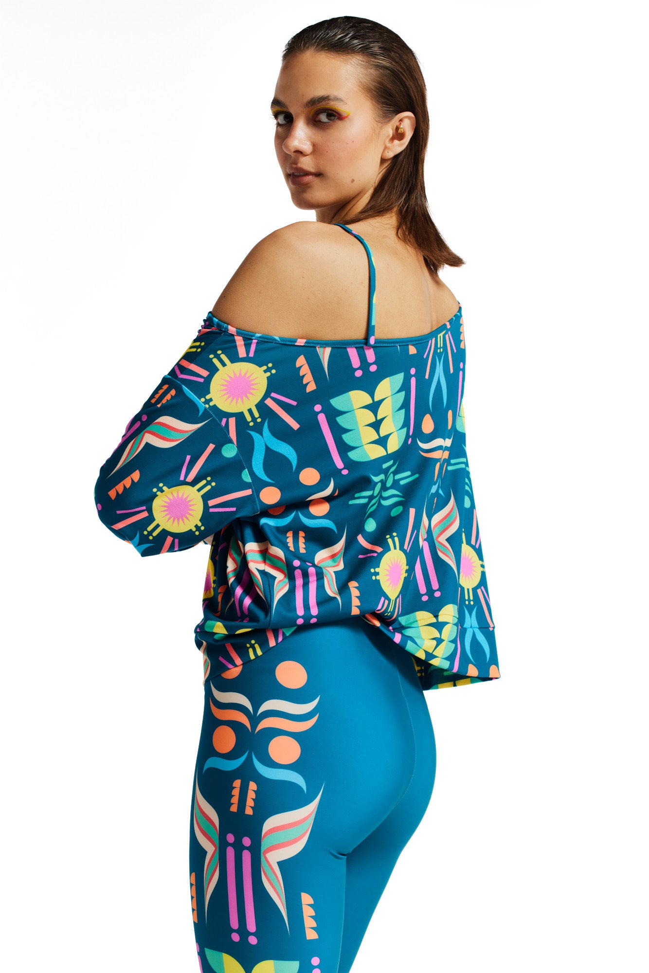 Blouse Fluo Asymétrique
