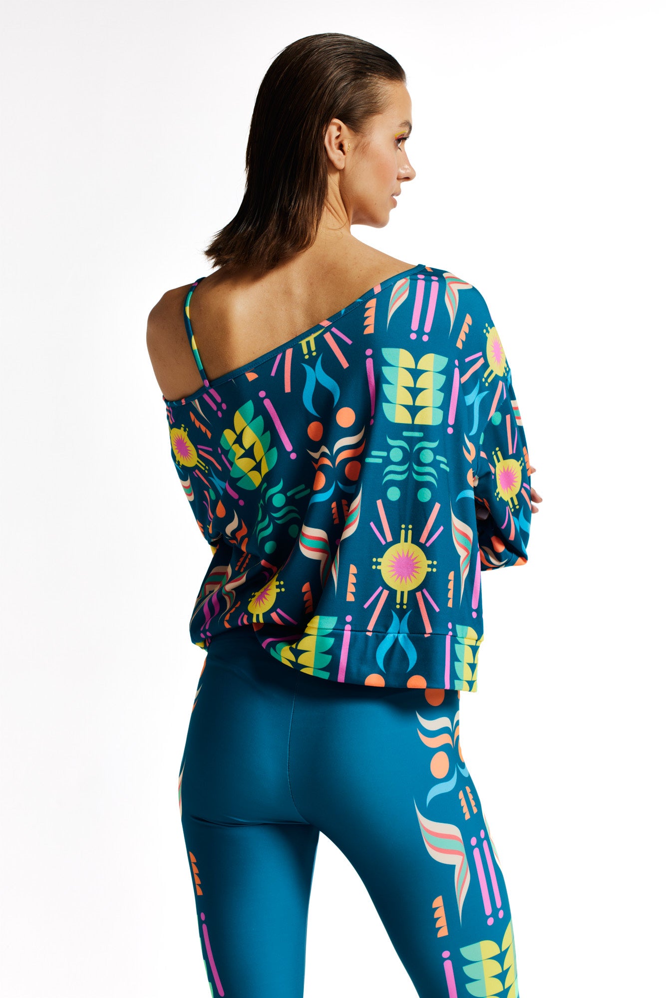 Blouse Fluo Asymétrique