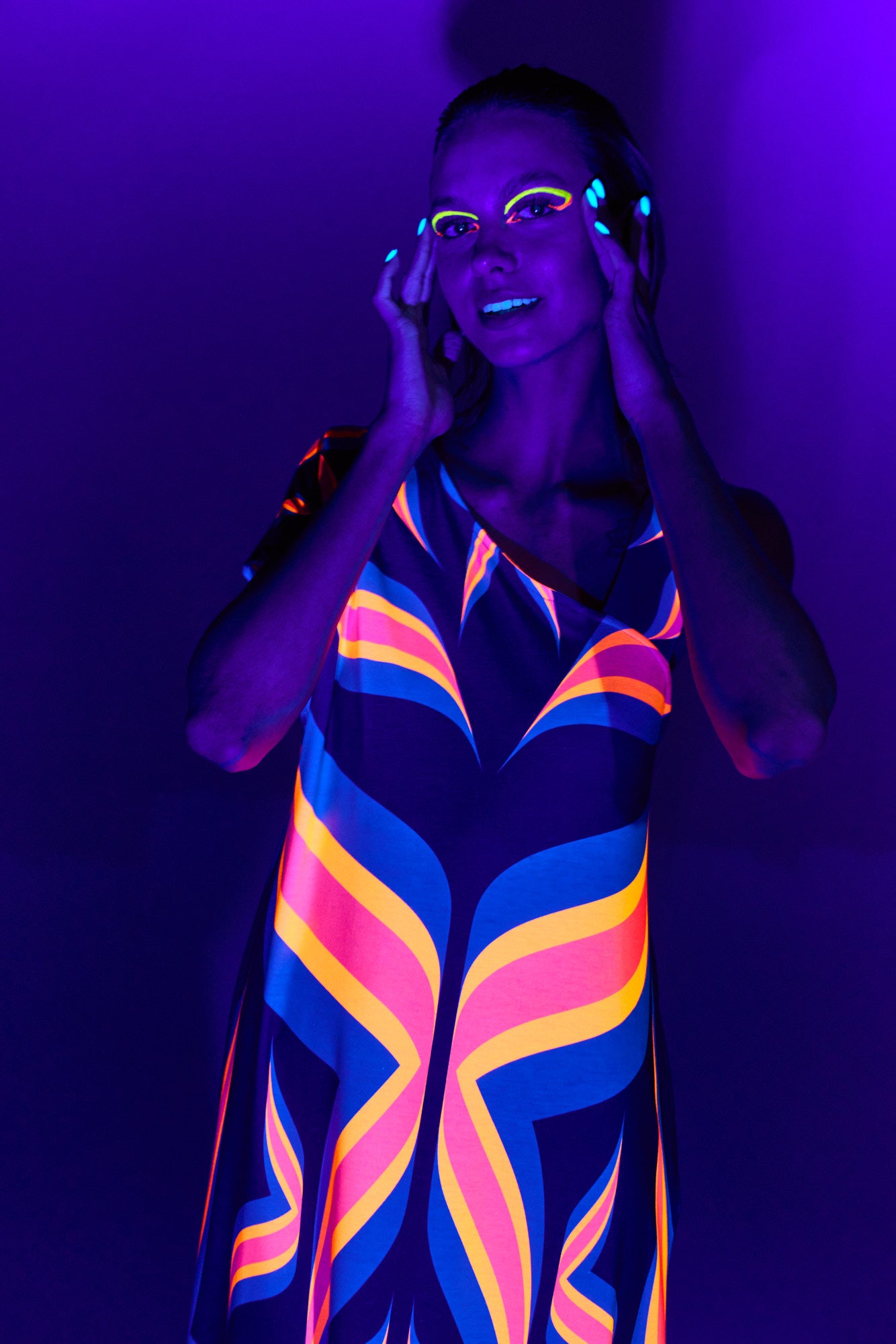 Sukienka Fluo