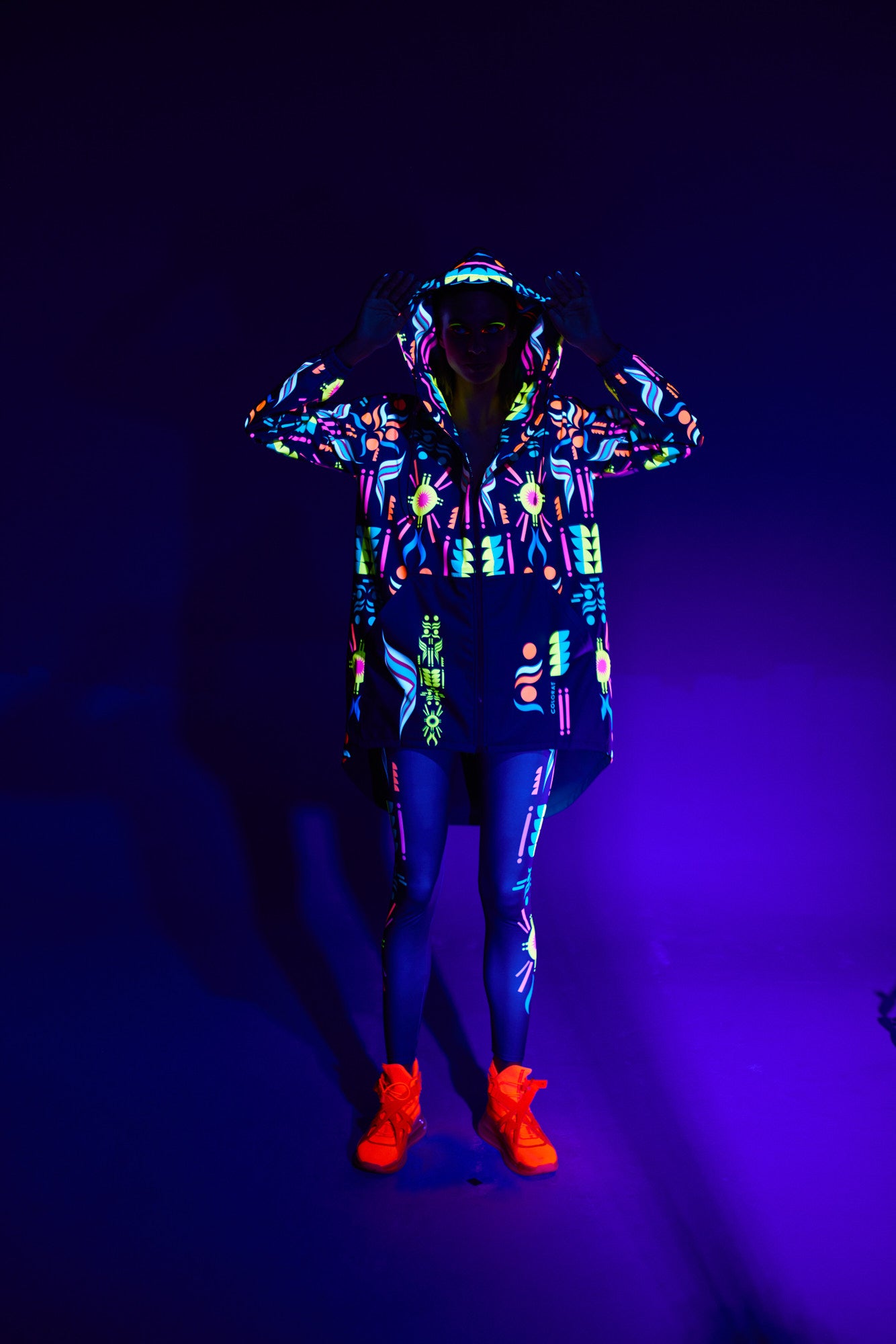 Regenjacke Fluo