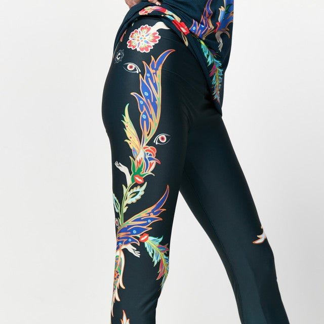 Legginsy Secret Garden - COLORAT