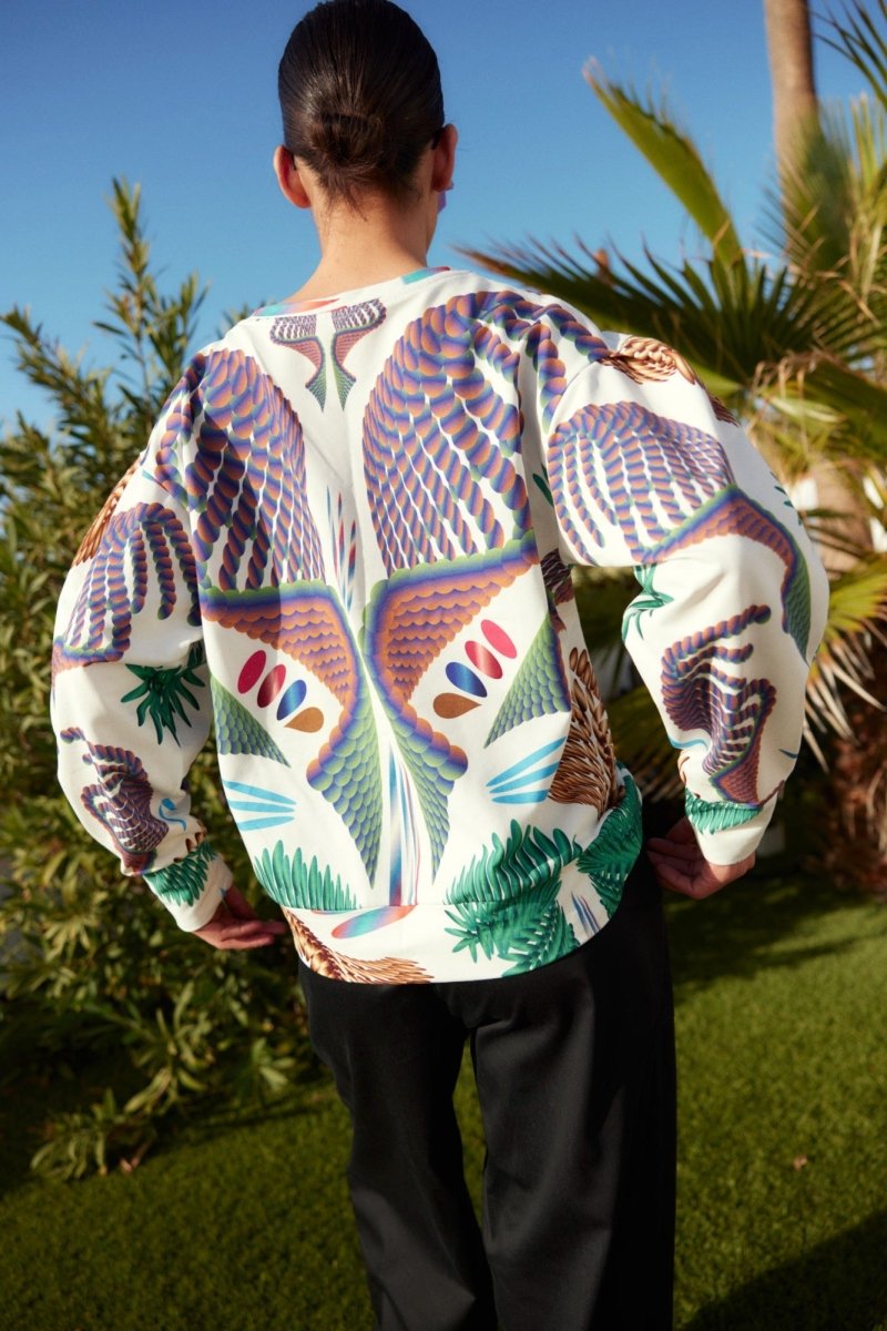 Sweatshirt Botanica White