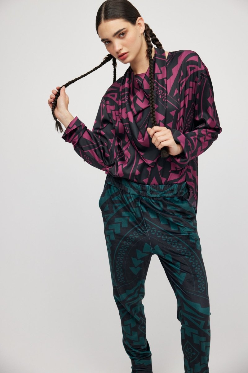 Blouse Bourgogne Maori