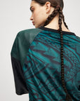 Blouse Mix Vert Maori