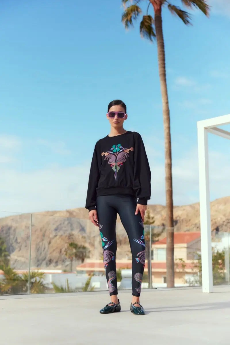 Botanica Black Leggings - Style and Comfort for Every Occasion – COLORAT