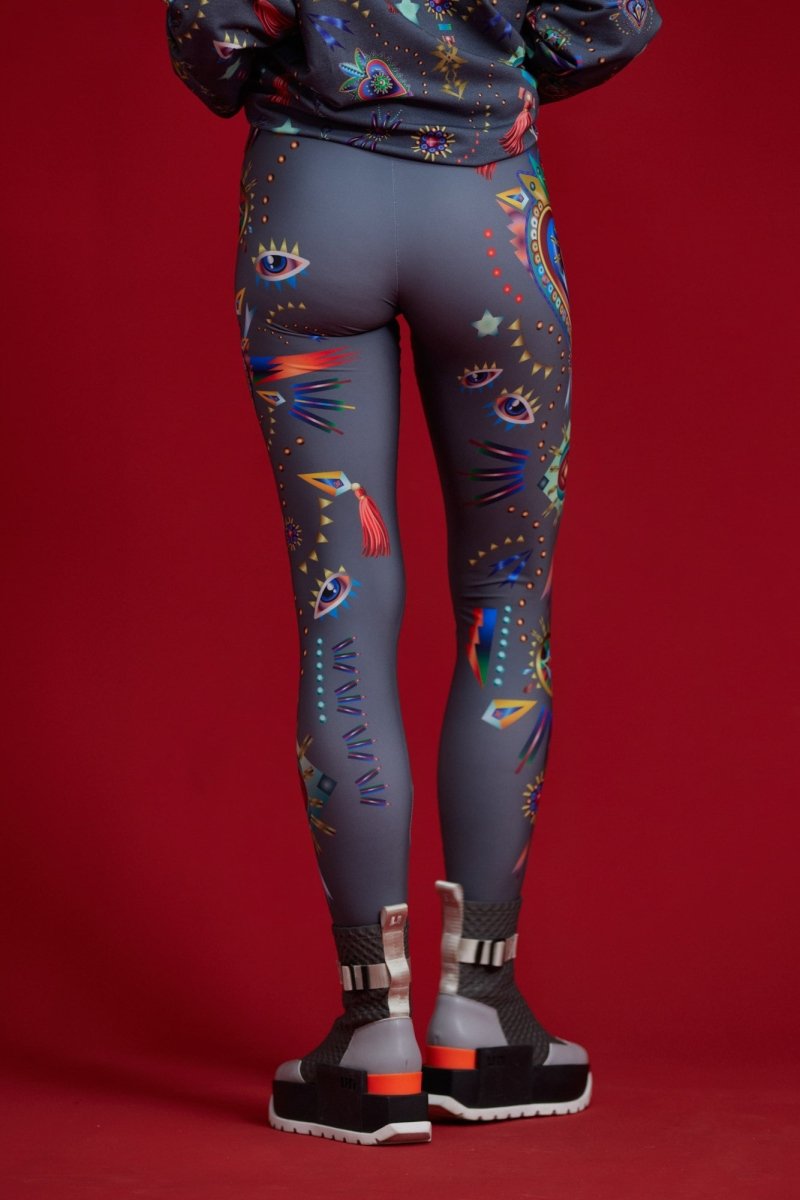 Legginsy Heart Grey