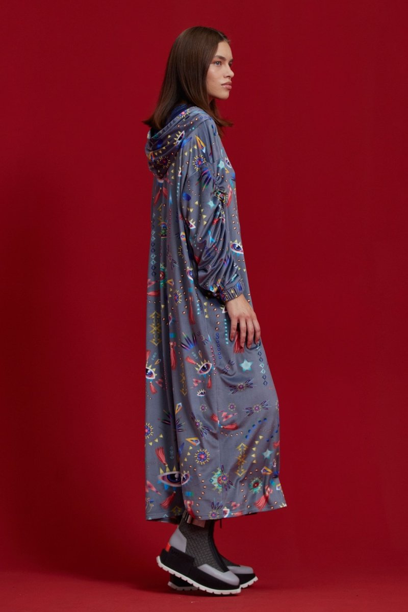 Long Heart Hood Dress - colorat.eu