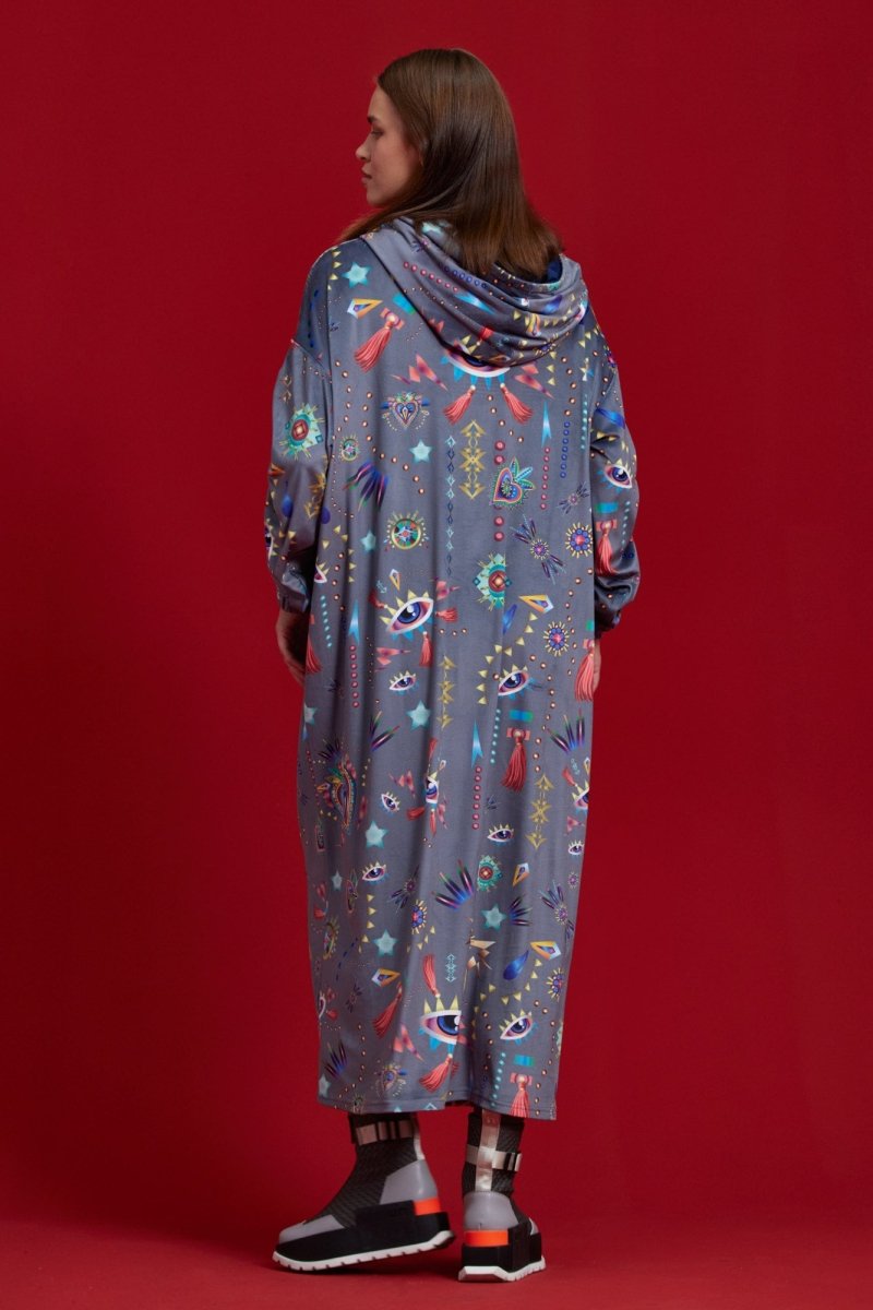 Long Heart Hood Dress - colorat.eu