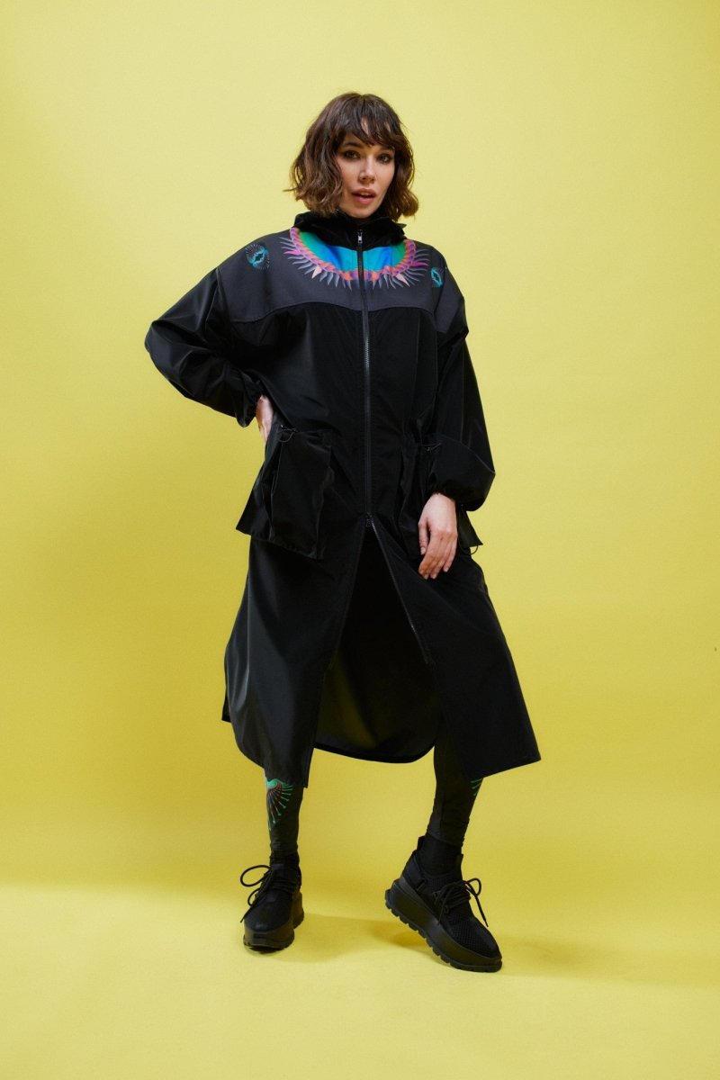 Raincoat Black Smoczyce  s.e