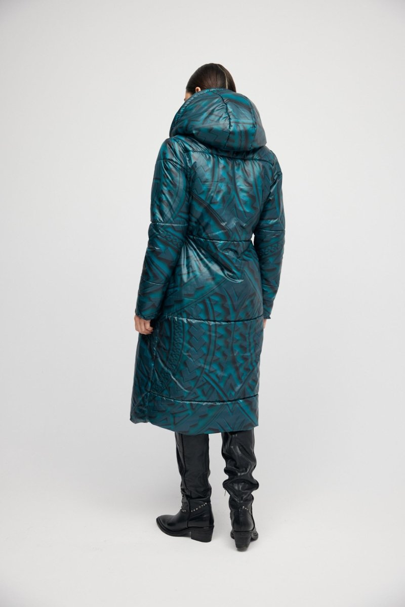 Manteau Green Maori