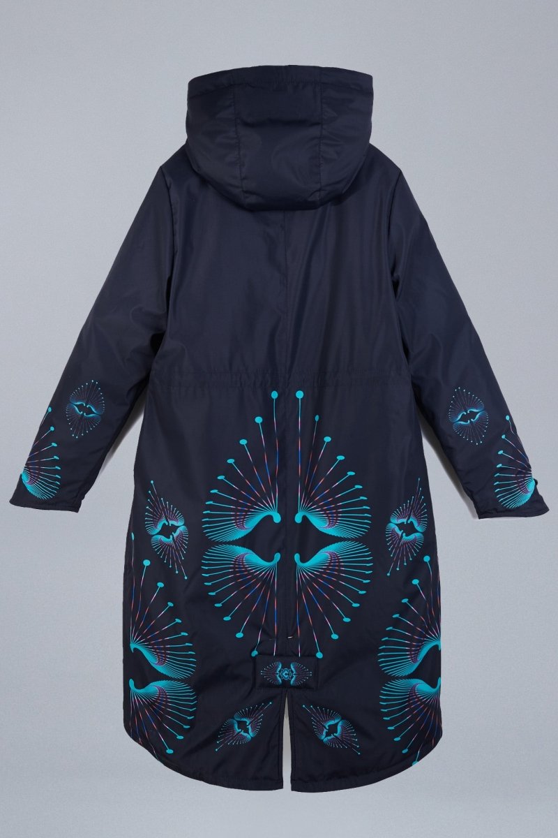 Manteau d&#39;hiver Heart Black &amp; Sac Gratuit !