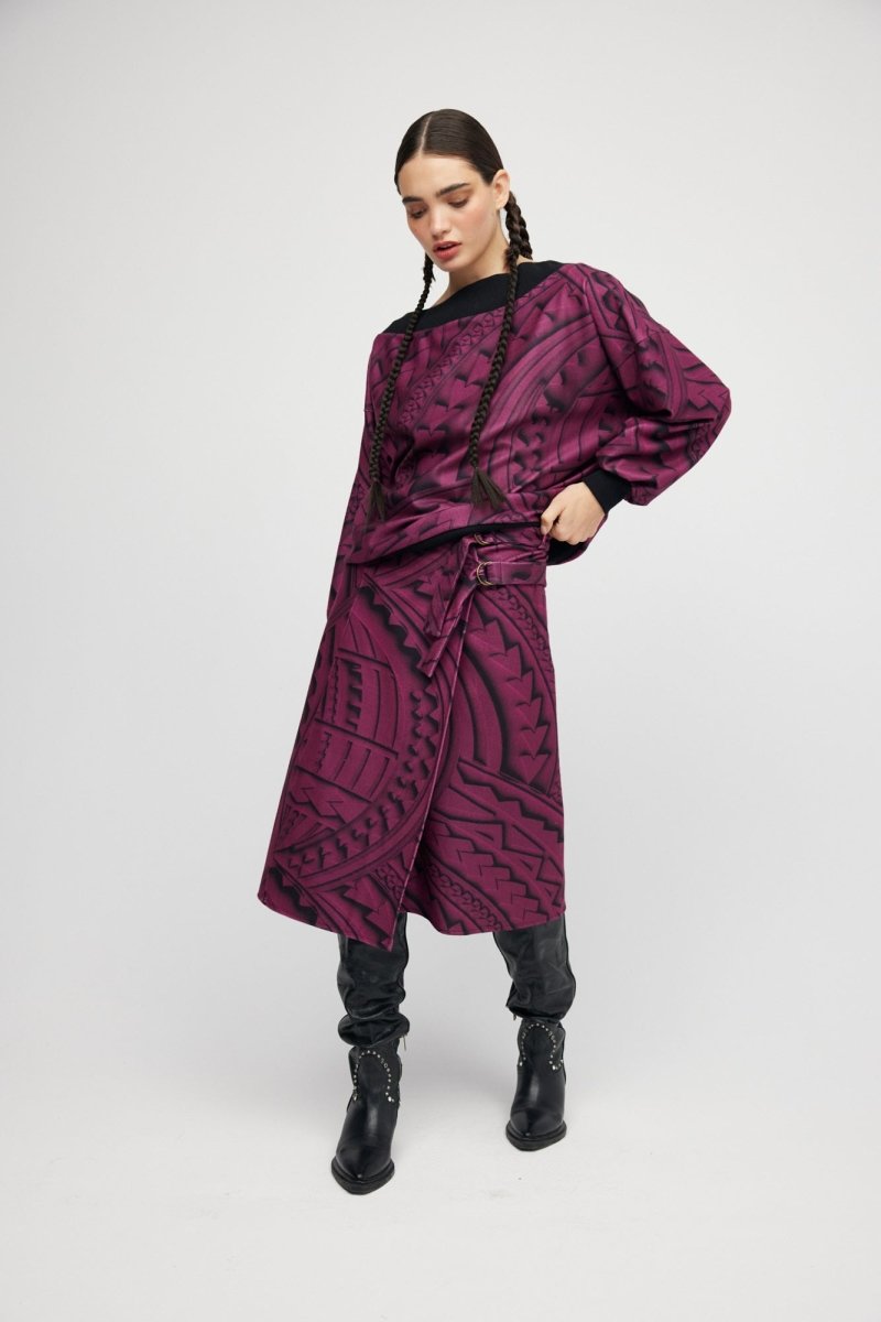 Jupe Bourgogne Maori