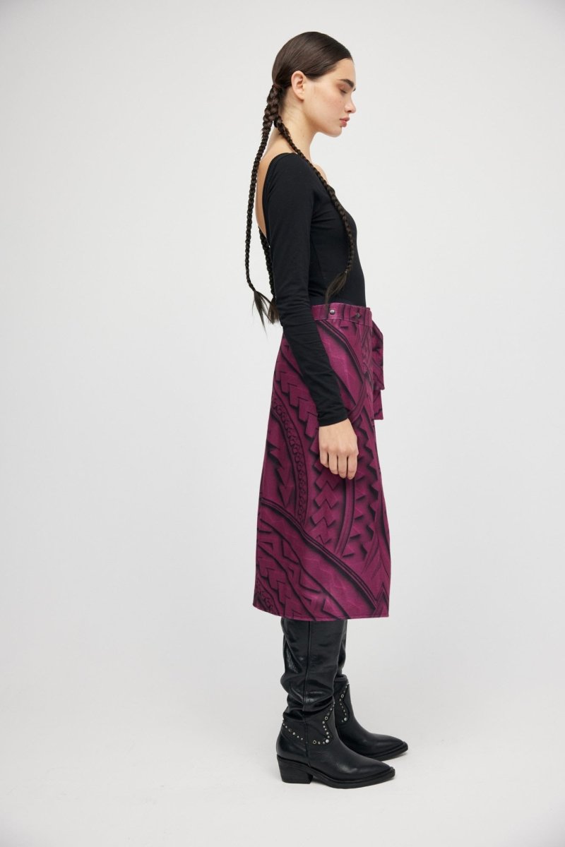 Jupe Bourgogne Maori