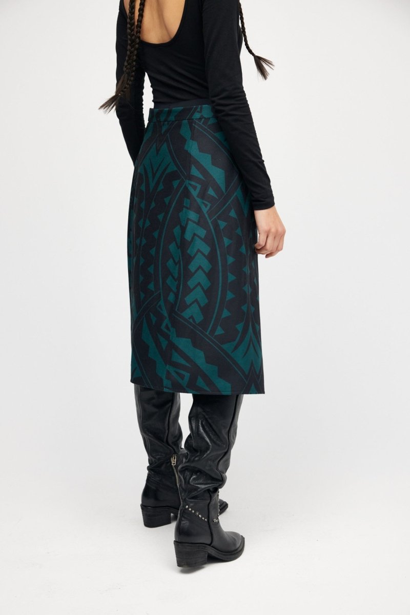 Jupe Green Maori
