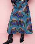 Turquoise Wataha Skirt