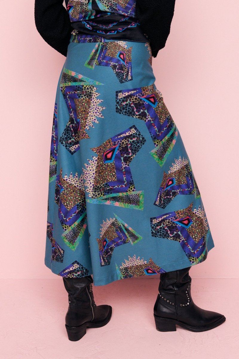 Turquoise Wataha Skirt
