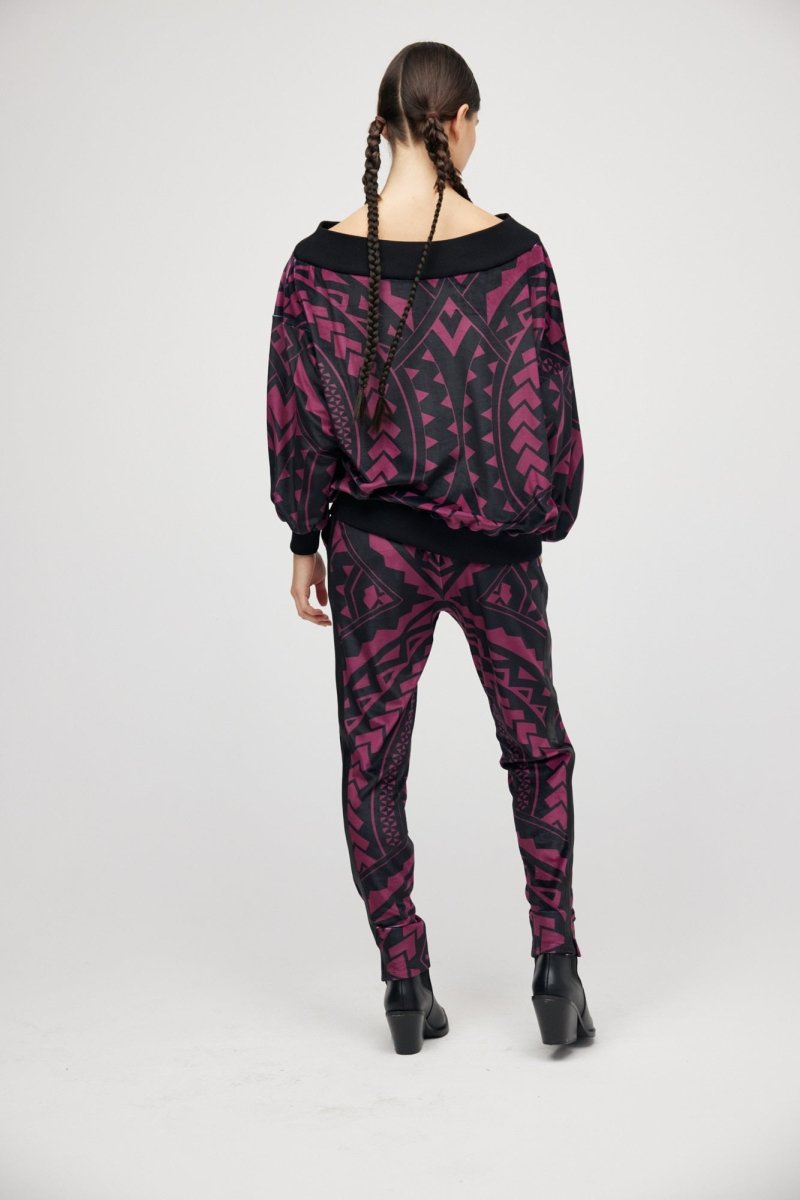 Pantalon Burgundy Maori