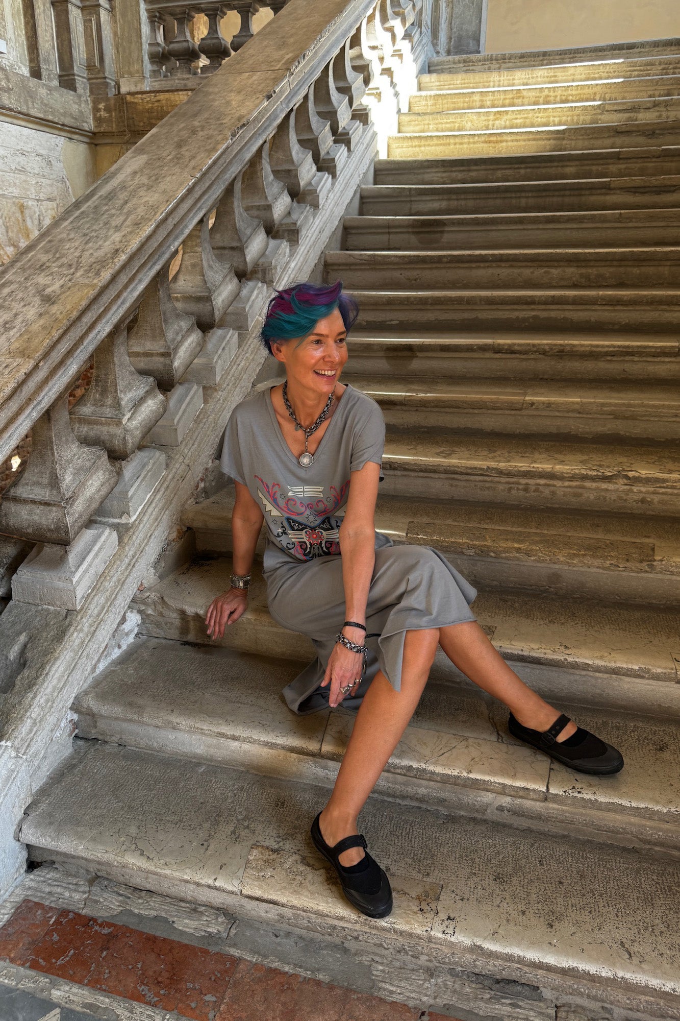 Vestido Blue Smoczyce