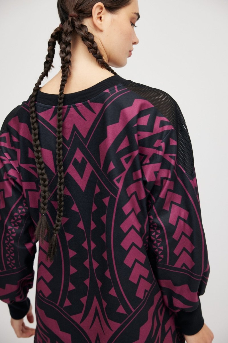 Tunique Bourgogne Maori