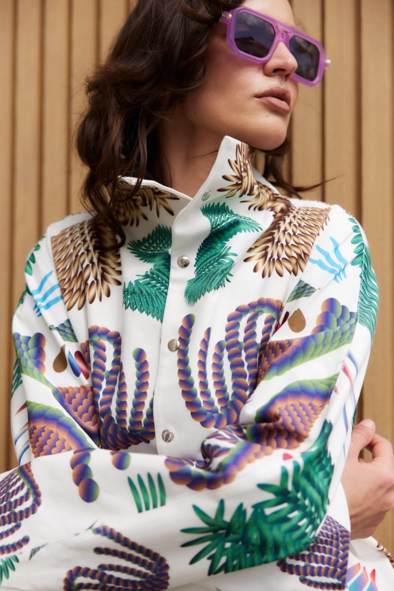 Jacke White Botanica